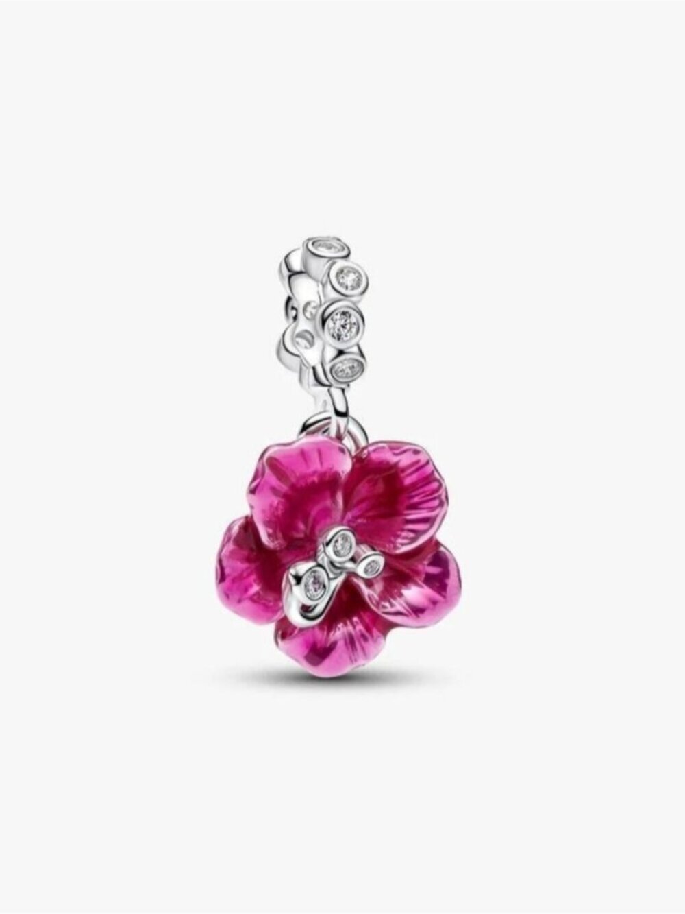 Pandora Hibiscus Dangle Charm